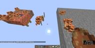 Frogs can jump extended distances and take less damage for it (Image via Mojang)
